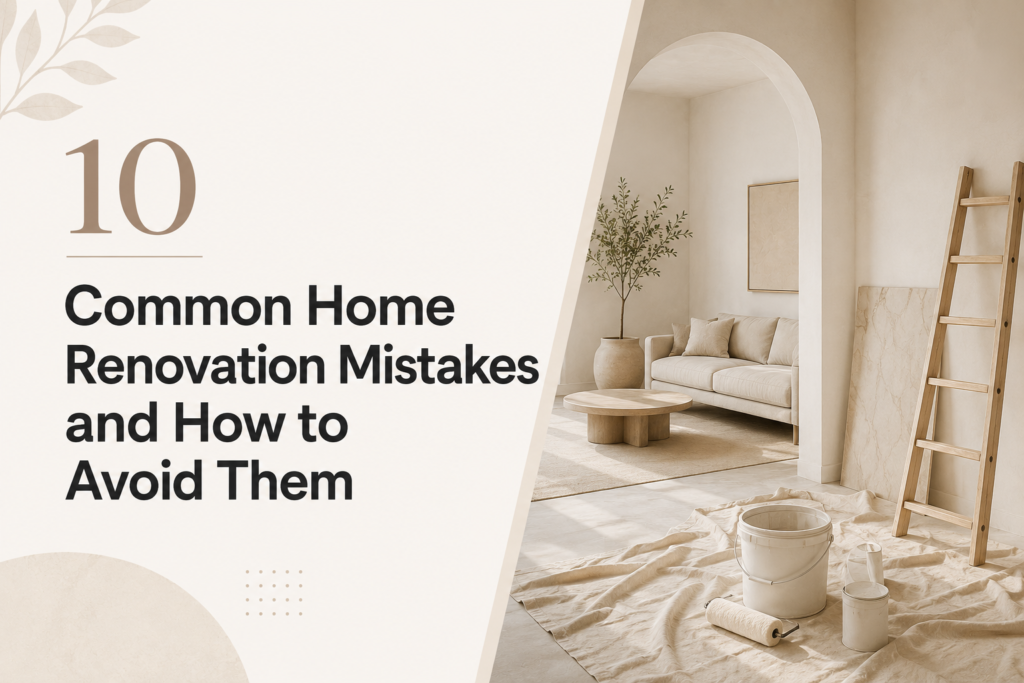 10 Common Home Renovation Mistakes and How to Avoid Them