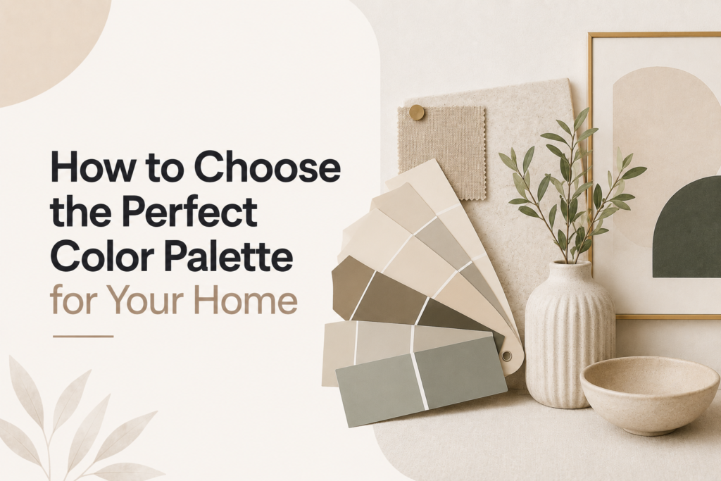 How to Choose the Perfect Color Palette for Your Home
