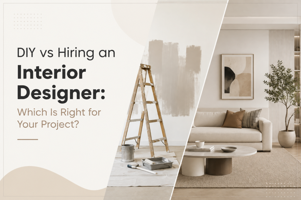 DIY vs Hiring an Interior Designer: Which Is Right for Your Project?
