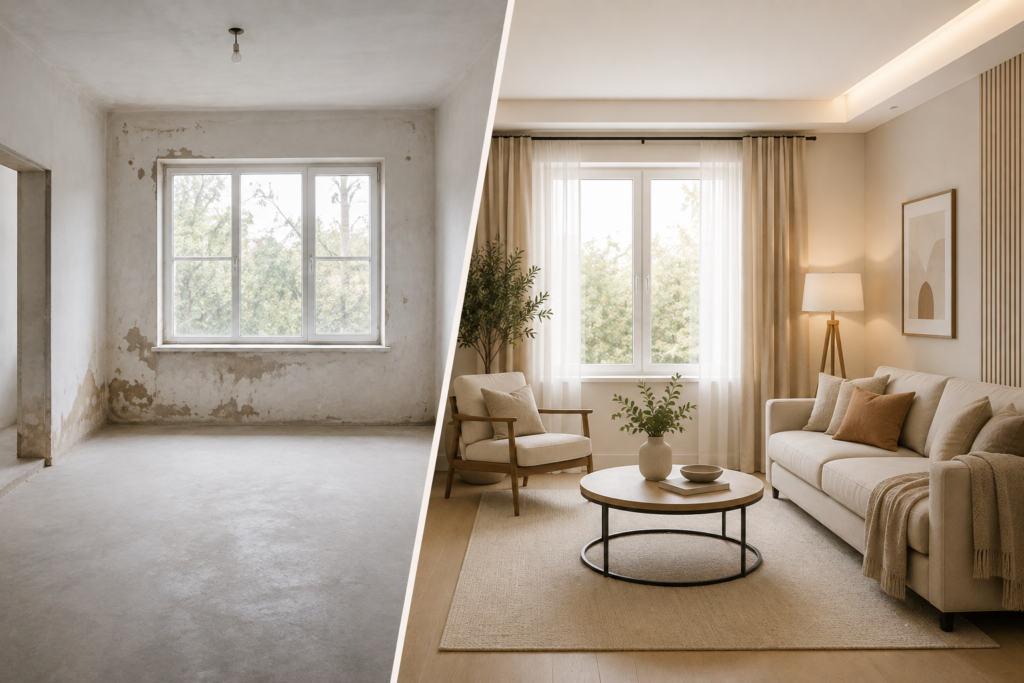 Before & After Room Transformations: Amazing Home Makeover Ideas