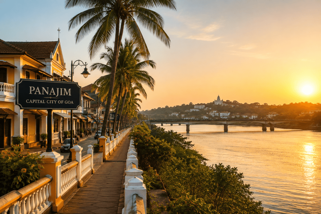 Top 5 Career Counsellors in Panjim for Expert Career Advice Sunset view of Panjim,Goa.